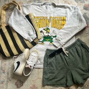 vintage 90s Notre Dame Fighting Irish Sweatshirt